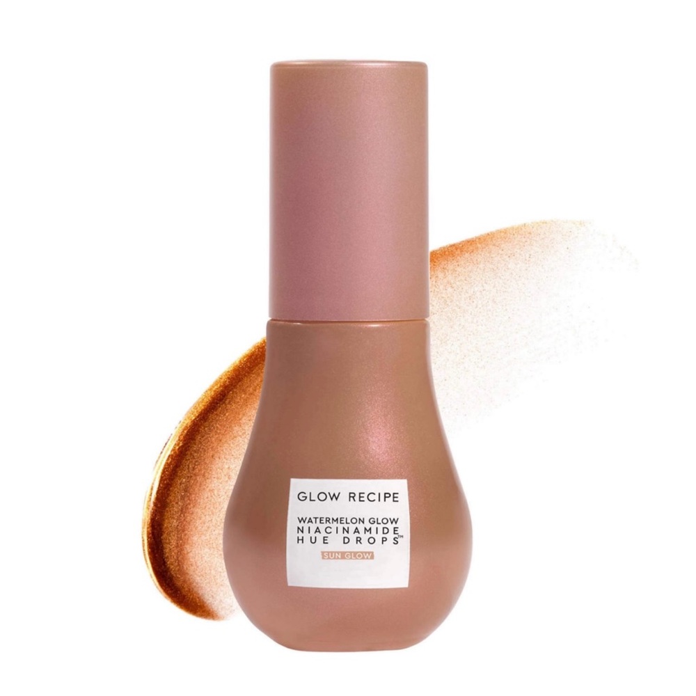 Glow Recipe Watermelon Glow Niacinamide Hue Drops 
Tinted Serum Sun Glow ☀️🤎